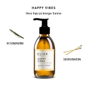 Elixr Happy Vibes seep eestikeelne